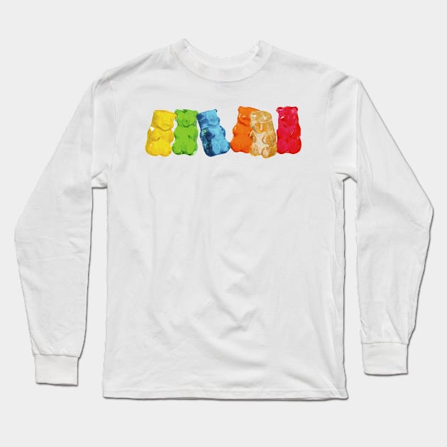 Gummy Bears Long Sleeve T-Shirt by byb